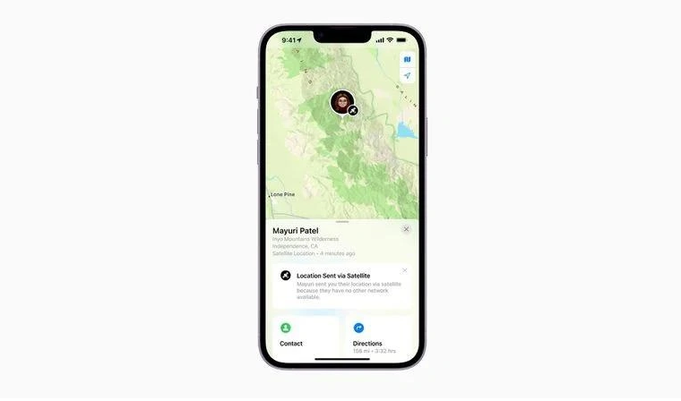 香坊苹果14维修分享iPhone14系列中 FindMy功能通过卫星分享位置方法教程 